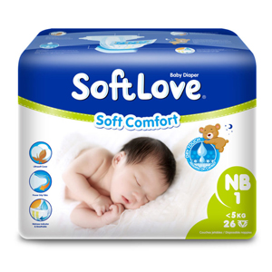Soft Love New Born (NB/1) - 8*26Pcs